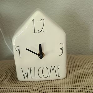 Welcome Ceramic Clock